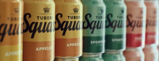 tuborg squash på række