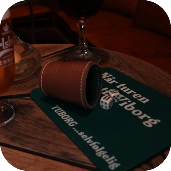 Tuborg merchandise terninger