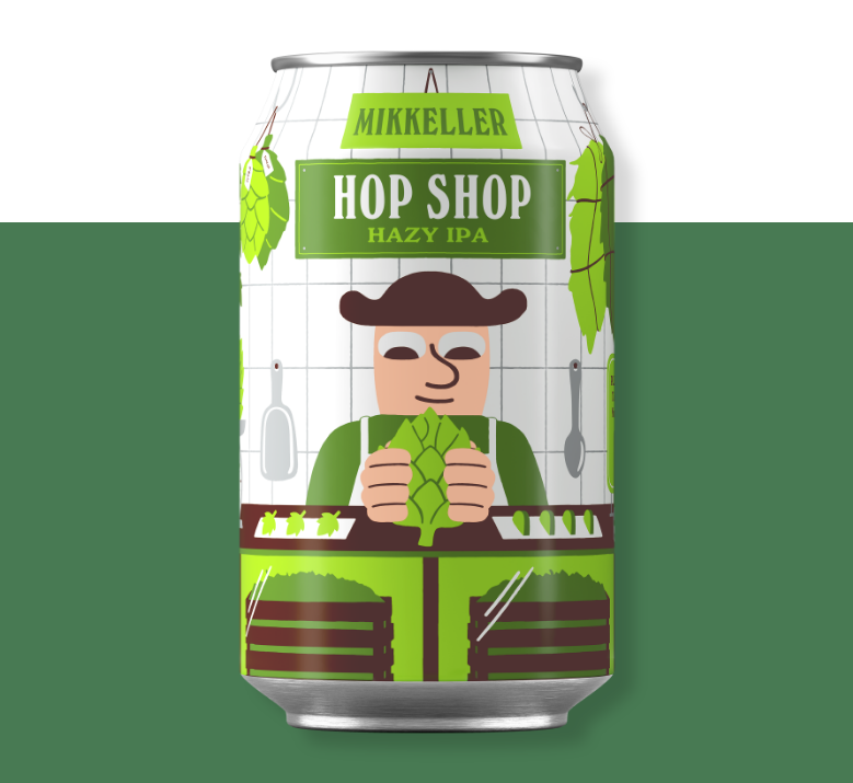 Hop Shop Hazy IPA på dåse