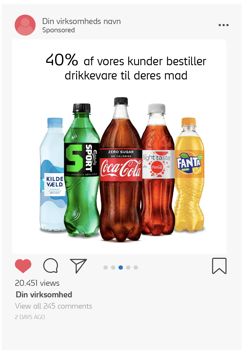 Sodavand instagram opslag